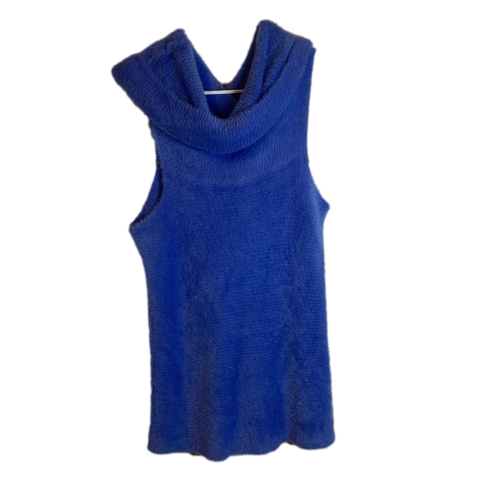 Free People NWT Blue Iris cow neck pull over